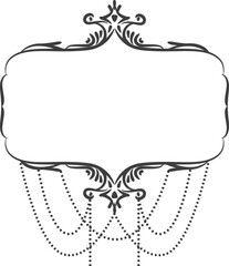 Vintage Ornate Frame with Beads