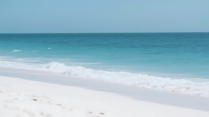 Fototapeta premium waves on the beach