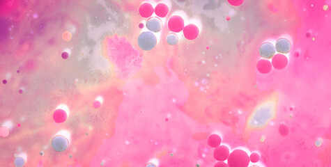 A Grunge-Inspired Painting with Water and Color Elements