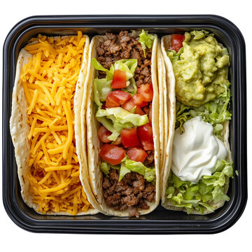taco on transparent png background