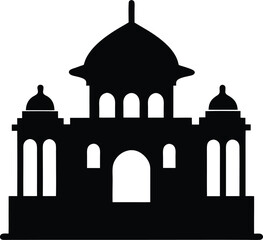 Silhouette of a Mosque