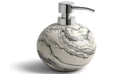 Elegant Marble Soap Dispenser: A Modern Bathroom Accessory