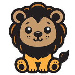 cartoon lion cartoon