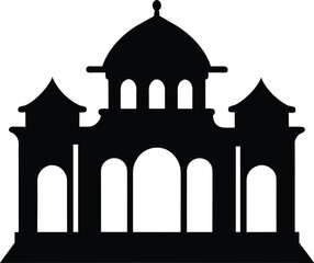 taj mahal vector illustration