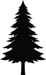 christmas tree silhouette