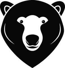 panda bear head