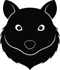 Icono del vector animal de Fox