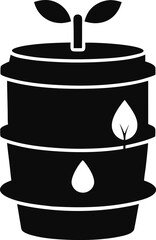 vector illustration of a pot