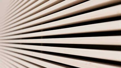 The image is a close up of a wooden panel with a lot of lines. The lines are very thin and the panel is very white. The image has a very simple and clean look to it