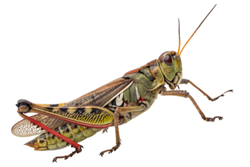 Locust isolated on white background