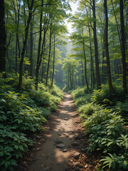 Obraz premium 4K trail