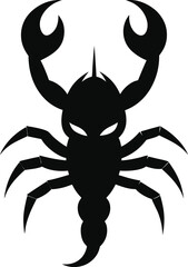 Scorpion Silhouette Vector Design