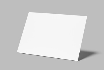 A6 Realistic Postcard Mockup