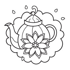 anti stress mandala coloring page, bold and easy mandala coloring page, mandala coloring page, line art, black and white illustration