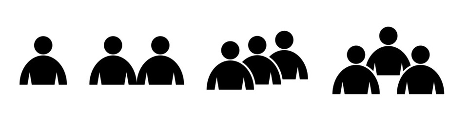 group icon, teamwork concept