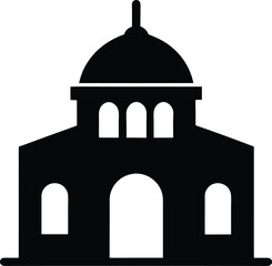 Vintage Arabic Mosque Stamp