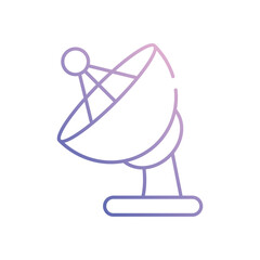 Radar vector icon stock illustration