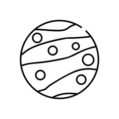 Mars Colony  vector icon stock illustration