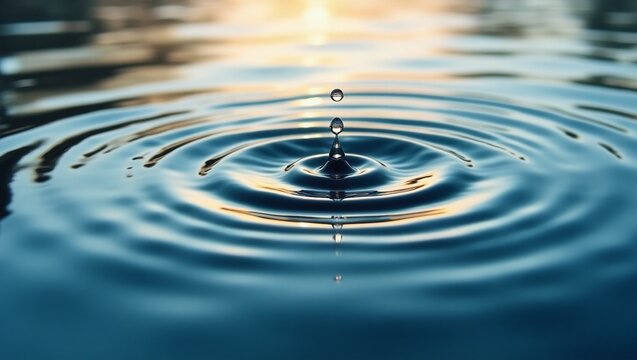 Ripples Water Calm Surface Closeup Resolution Macro Photography Natural Light Reflection 