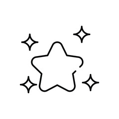 Star vector icon stock illustration