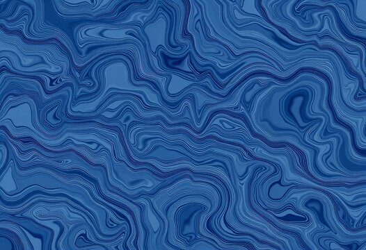 Abstract patterns mimicking flowing water.