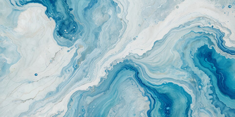 Obraz premium Sea water ocean wave vector background. Blue water ocean sea wave seamless background. Water ocean wave white and soft blue aqua, teal texture.