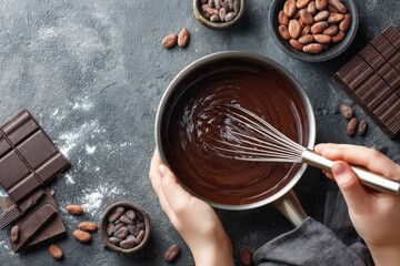 Dark Chocolate Melange: A Rich and Sensual Culinary Art
