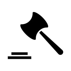 Judge&rsquo;s Hammer icon Design