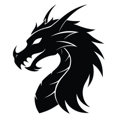 Dragon Profile Vector Art