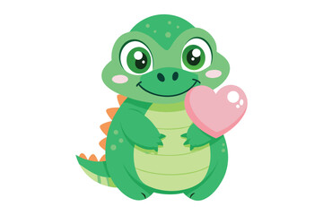  cute dinosaur colorful Vector