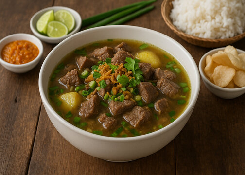 Soto Makasar Indonesian Food