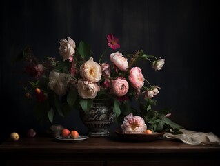 Floral Arrangement Still Life.