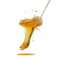 Sparkling liquid pouring