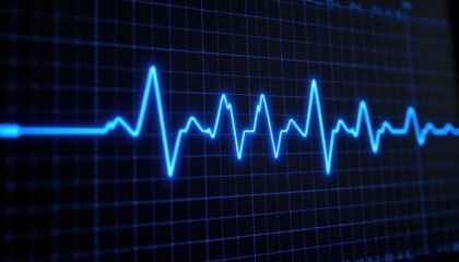 Monitoring patient vital signs hospital room digital display clinical environment close-up view health concept