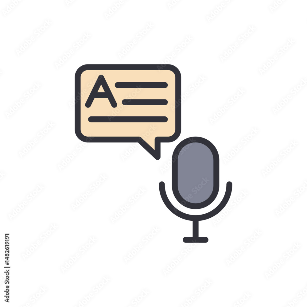 Poster speech recognition technology for audio input and language translation