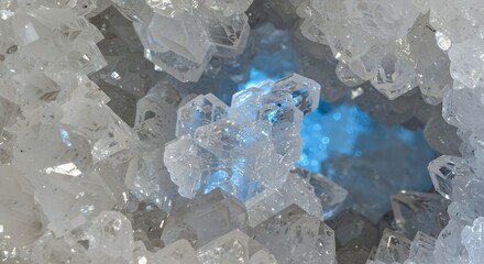 Crystal Cluster Macro Close Up