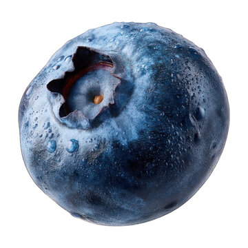fresh ripe bluberry isoalated on white background
