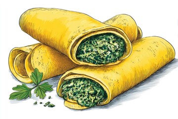 Delicious Spinach and Ricotta Cannelloni Pasta Dish: A Culinary Delight