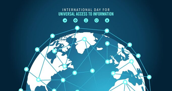 international day for universal access to information motion video, ideal for international day for universal access to information celebration