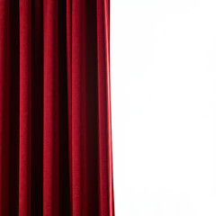 red velvet curtain