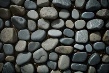 Interlocking stone patterns with a variety of colors and textures.