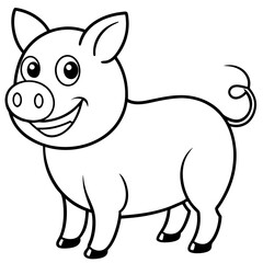 cartoon pig cartoon