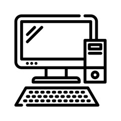 college icon special line_computer_v1 