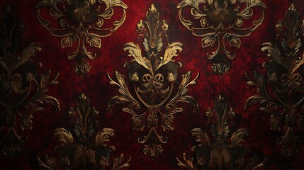 Intricate Modern Wallpaper Design with Abstract Patterns for Interior Decoration or Background Use