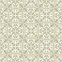 Elegant Damask Seamless Pattern. Vector design for Wallpaper, Fabric, Branding, Packaging, Invitations, Wedding, Home Decor Design