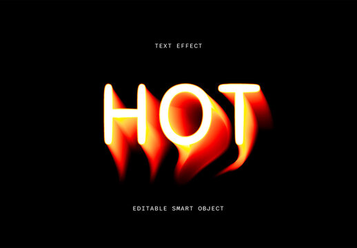 Hot Metal Fire Text Effect