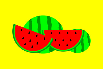fresh vector watermelon design