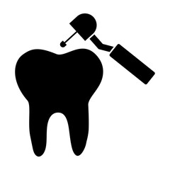 check teeth Icon glyph