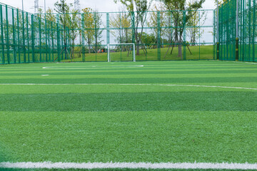 Outdoor football field
