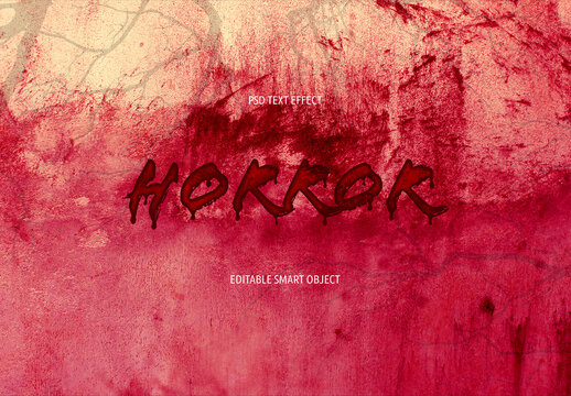 Horror Text Effect